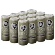 NEW Suntory Boss Coffee Drink Iced Vanilla Latte 237mL 12 Cans Bulk Pack Carton