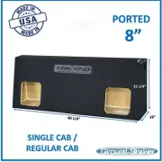 Chevy Silverado Regular Cab 8" Dual Ported Vented Sub Box Enclosure