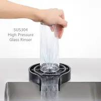 在飛比找蝦皮商城精選優惠-高壓洗杯器 304不鏽鋼洗杯器 洗杯子神器 自動洗杯器 高壓