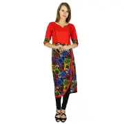 Phagun Indian Designer Bollywood Kurta Women Ethnic Kurti Cotton-y3Q