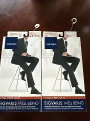 Sigvaris Compression Hosiery - Knee High Jarret 15-20mmHg Black Size B Ribbed 2