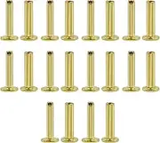 Cutlers Cutlery Rivets 5/16" x 5/8" Knife Making Handle Pins- Brass - 10 Sets