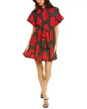 Valentino Pleated Midi Dress