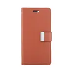Goospery Rich Diary case for iPhone 15 Plus - Brown