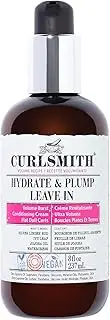 CURLSMITH - Hydrate & Plump Leave In Hair Conditioner, Volumizing and Nourishing for Wavy, Curly or Coily Hair, Vegan (237ml/8fl oz)
