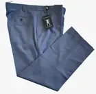 New LAUREN RALPH LAUREN ULTRAFLEX Blue 98% WOOL Dress Pants Trouser 42Wx 30L