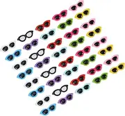 jojofuny Add Charm to Your Crafts: 40pcs Resin Sunglasses Charms Flatback for Jewelry Making