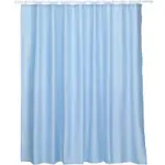 《KELA》簡約防水浴簾(藍240CM) | 乾溼分離 浴室隔簾