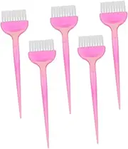 DRESSOOS Hair Coloring Brush Oiled Comb 5pcs Set Soft Bristles for Hair Dye Applicator