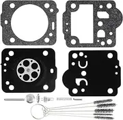QAZAKY Carburetor Diaphragm Gasket Rebuild Repair Kit Compatible with Zama RB-149 Jonsered CS2234 CS2238 235 235E 236 240 435 435E 440E C1T-EL41A C1T-W33 C1T-W33A C1T-W33B C1T-W33C DR162