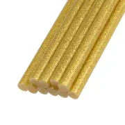 Hot Glue Sticks Mini Hot Melt Glue Gun Sticks 0.27" x 4"/Glitter Golden/10 Pcs