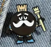 KING DING DONG enamel pin - cartoon cute - FREE SHIPPING !!!!