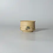 Kiseto yellow seto guinomi sake cup, Yu Nishioka. Mino.