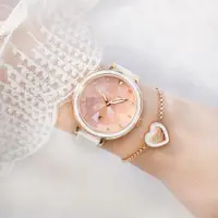 在飛比找ETMall東森購物網優惠-RELAX TIME 極光系列Aurora 陶瓷女錶-甜蜜橘