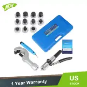 HVAC Hydraulic Swaging Tool Kit Fit For Copper Tubing Expanding 3/8" to 1-5/8"