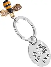 ULTECHNOVO Bee Keychain Charm Pendant Cute Animal Keyring for Parties Backpacks Handbags Unique Keychain Party Favors and