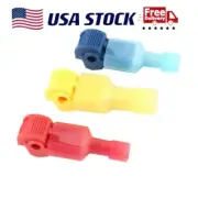 30X T-Tap Wire Connectors Electrical Spade Terminals Quick Splice Disconnect US