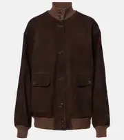 [Prada] Prada Suede jacket AU 14 brown
