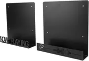 Generic 2 Pcs Record Shelf Wall Mount, Metal Record Storage Display Holder, Album Record Floating Wall Shelves Records Organizer Stand for Wall Decor LP CD Bookshelf Magazine Rack