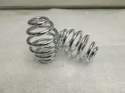 Pair 3" Solo Seat Springs Custom Chopper Bobber Chrome Motorcycle Sportster XS