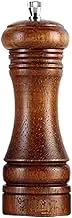Manual Pepper Mill Salt and Pepper Grinder Set Home Kitchen Accessories Adjustable Wooden Salt and Pepper Grinder Kit