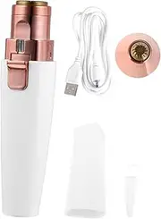 CANIGHT Women's Electric Eyebrow Razor Lipstick Shape Trimmer Gentle Face Hair Removal Tool