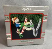 1991 ENESCO ORNAMENT THIRD COLLECTOR'S PROOF EDITION ~TIE-DINGS OF JOY~ NIB