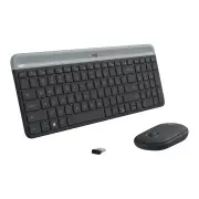 Logitech MK470 Slim Wireless Keyboard and Mouse Combo (Black)