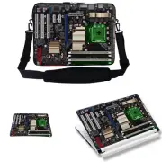 15.6" Laptop Computer Bag Case w Shoulder Strap & Matching Skin Mouse Pad 2906