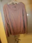 NWT women's long sleeve top Cruel Size L mauve color RETAIL 45.00