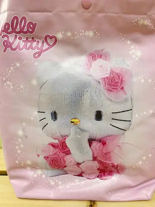 【震撼精品百貨】Hello Kitty 凱蒂貓 Sanrio HELLO KITTY手提袋/肩背包-玫瑰#44251 震撼日式精品百貨