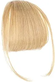Clip on Bangs Human Hair - French Bangs Clip on Hair Bangs Extensions,Natural Color Fringe Hairpieces, Stylish Neat Bangs Hair Extension for Girls, Women