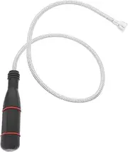 Veemoon Magnetic Retriever Tool with Bendable Rod for Collecting Metal Debris Black Handle for Lawn Cleanup Workshop Use Flexible Magnetic Pickup for Nails Screws Trash