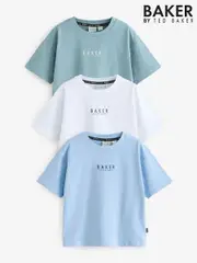 Baker by Ted Baker 100% Cotton T-Shirts 3 Pack (AB5467) | $69 - $78