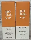 2x No B.S. Skincare Vitamin C+E Serum Pomegranate Hyaluronic Acid Green Tea 1oz