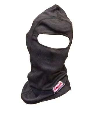 Simpson Carbon X Head Sock Single Eyeport Black