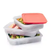New Tupperware Freezer Mates PLUS Stackable Set Prep & Store