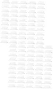 HOODANCOS 2sets Office Accessories Hotel Folder Tabs Plastic Classification Folder Tabs Sufficient Quantities Portable Storage 100pcs*2
