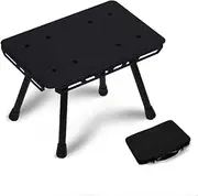Portable Picnic Table，Outdoor Table Camping Stool Aluminum Alloy Portable Picnic Fishing Desk Chair,B02,1(B01)