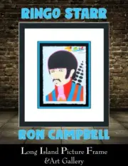 Beatles Ringo Starr Yellow Submarine Signed Giclee Ron Campbell CUSTOM FRAMED