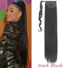 Ponytail Mega Long Curly Wave Clip in Wrap Hair Extension Natural Look As Human