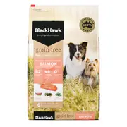 Black Hawk Grain Free Adult Salmon Dry Dog Food (15kg bag)