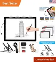 Versatile A3 Tracing Light Pad with Adjustable Brightness - Perfect for Crafting
