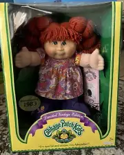 Limited Edition Vintage Cabbage Patch Kid Doll NIB Large Braids Bright Outfit