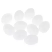 10Pcs White Solid Plastic Solid Pigeon Eggs Dummy Fake Eggs Hatching SuppY-t-