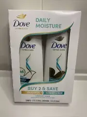 NewBoxed Dove Beauty Daily Moisture 12 Oz Shampoo & 12 Oz Conditioner Twin Pack