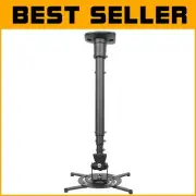 Adjustable Full Motion Ceiling Projector Mount: Universal & Easy Install Bracket