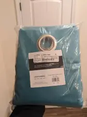 Turquoise Lichtenburg Sun Zero Blackout Patio Curtain 100" x 84" One Panel