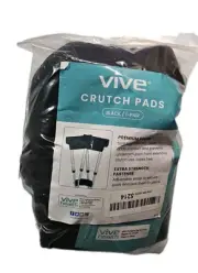 Vive Premium Crutch Pads & Hand Grips.Comfortable, Breathable, Machine Washable