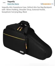 Alto Saxophone Case, Oxford Alto Sax Bag Backpack, padded, NEW with tags